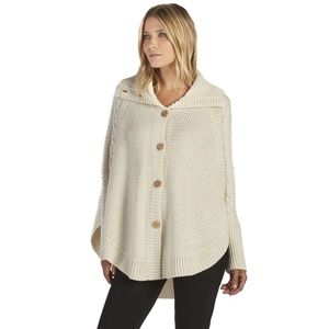Maribeth knitted poncho from UGG® Cream Color XS/S